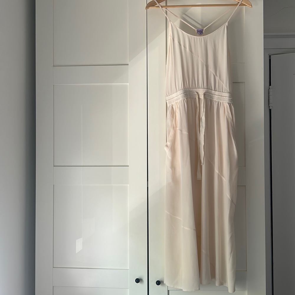 Aritzia Wilfred XS Blush Pink 100% Silk Dress
